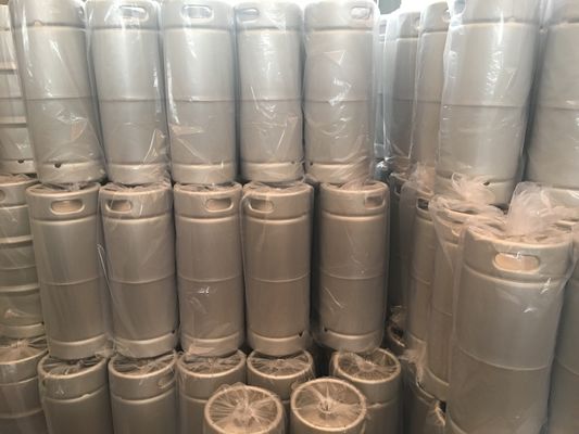 মার্কিন স্ট্যান্ডার্ড বিয়ার KEG 5gallon ক্ষমতা পাতলা আকৃতি, brewing জন্য Sankey ডি টাইপ spear সঙ্গে